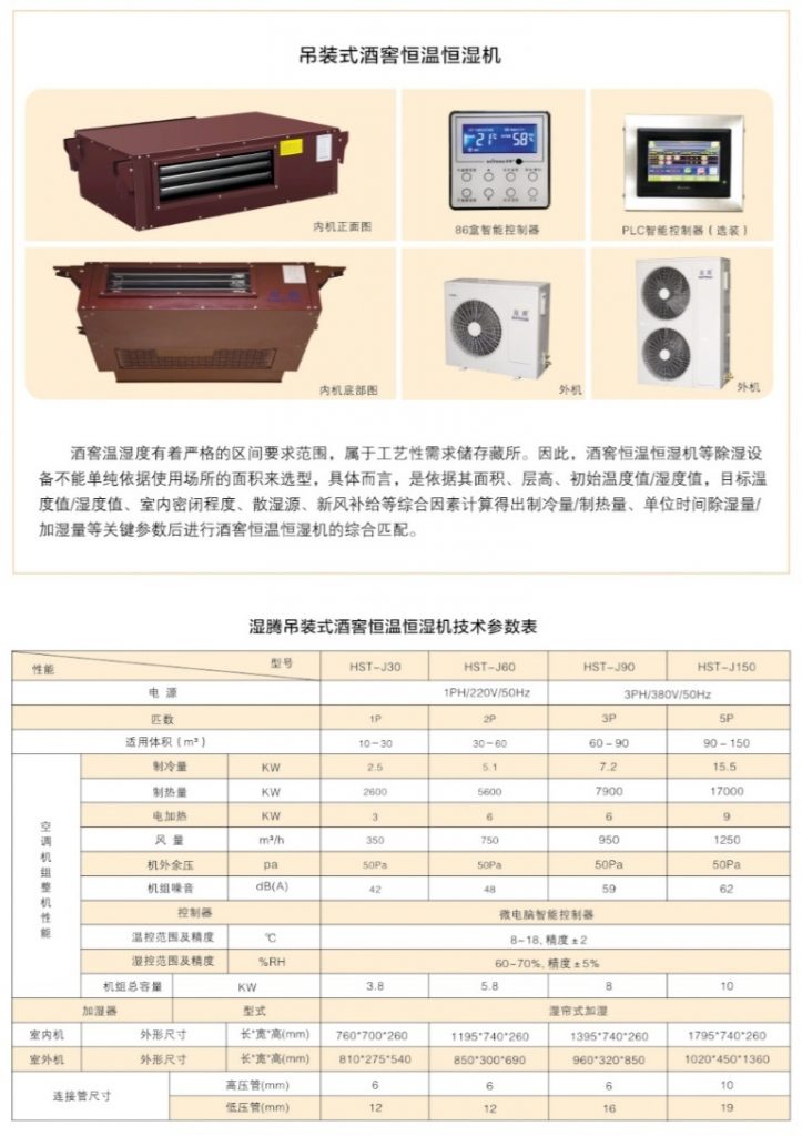 酒窖恒溫恒濕空調(diào)